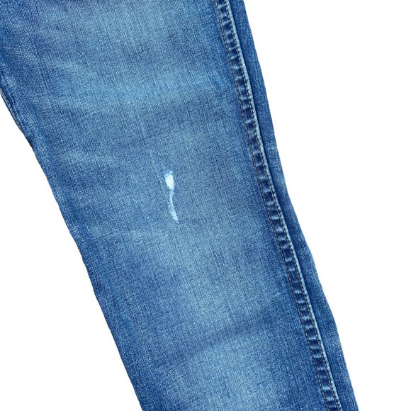 Madewell Women's 10" High-Rise Drop Step Hem Edition Distressed Skinny Jeans-25 - Picture 8 of 15